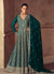 Shop Dark Green Party Wear Anarkali Suit