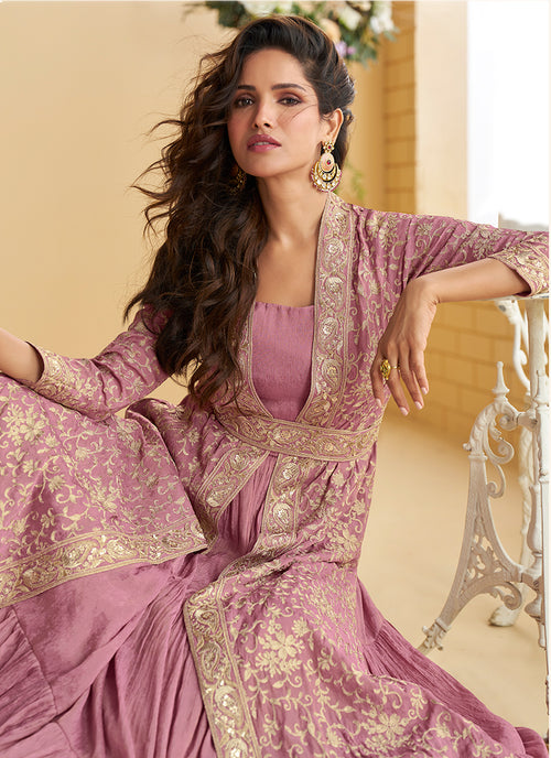 Buy Pink Bollywood Anarkali Online
