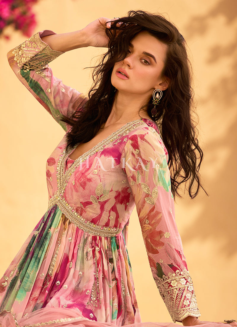 Pink Bollywood Suit