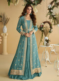 Shop Sky Blue Anarkali Dress