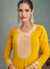 Buy Yellow Anarkali Suit For Mehendi In Canada
