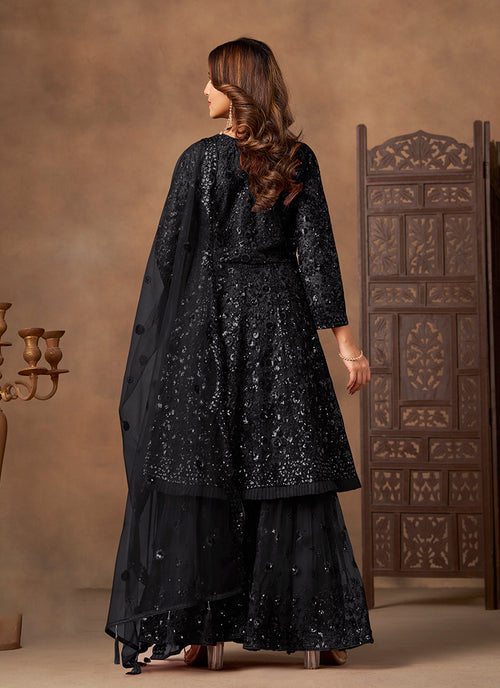Buy Anarkali Gharara Suit In USA