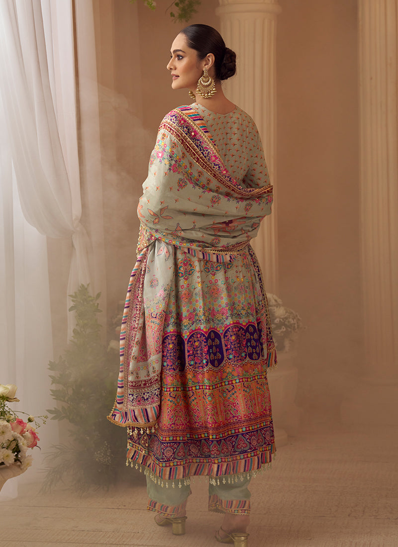 Buy Anarkali Pant Suit In USA