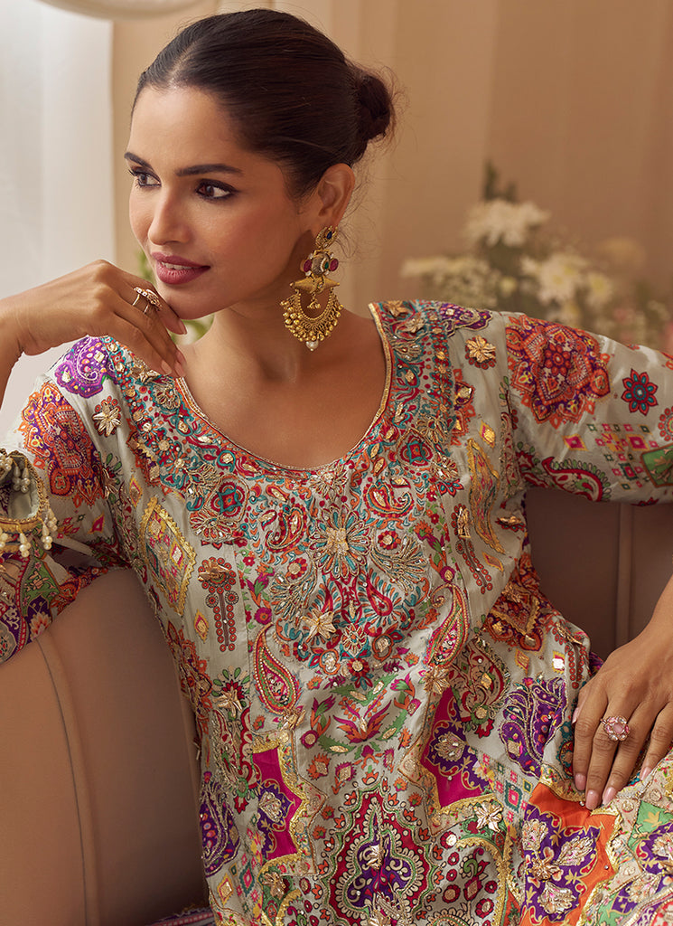 Buy Anarkali Pant Suit In Uk