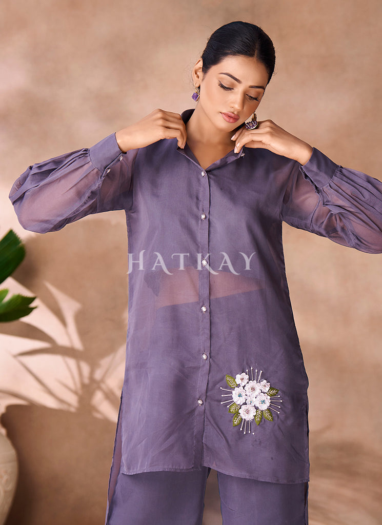 Buy Organza Co-Ord Set