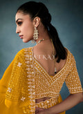 Buy Yellow Traditional  Saree In UK
