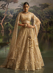 Golden Lehengas - Buy Latest Lehenga choli For Weddings