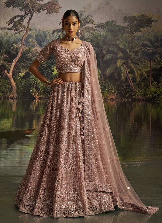 Purple Lehenga Choli for Wedding