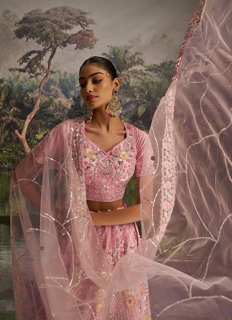Shopping Pink Lehenga In UK