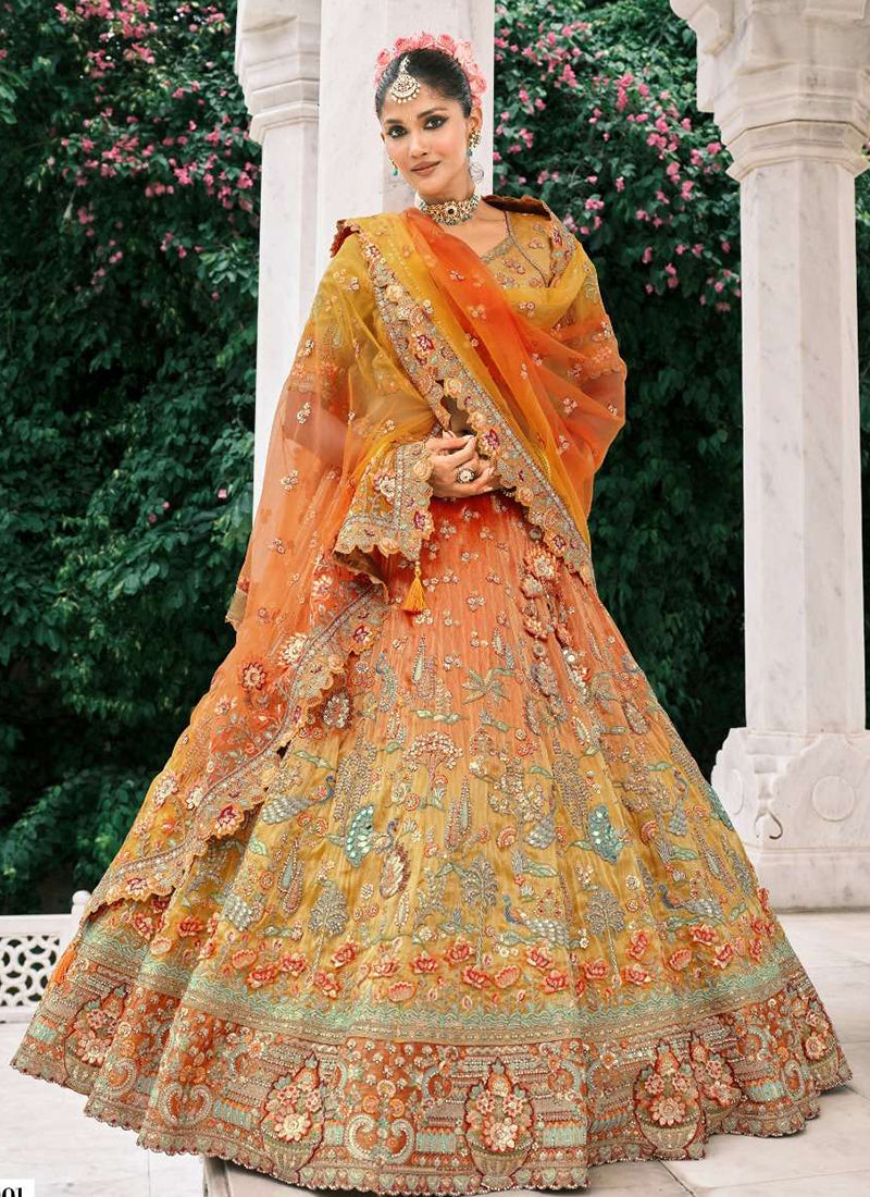 Buy Bridal Lehenga Choli Online At Hatkay