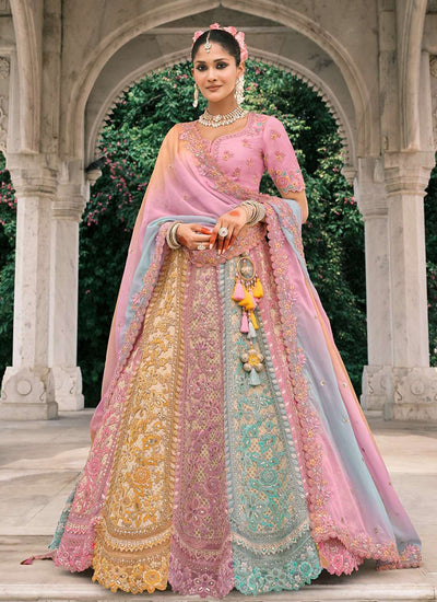Pink Bridal Lehenga Choli
