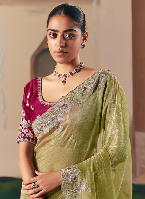 Shop Green Saree Online