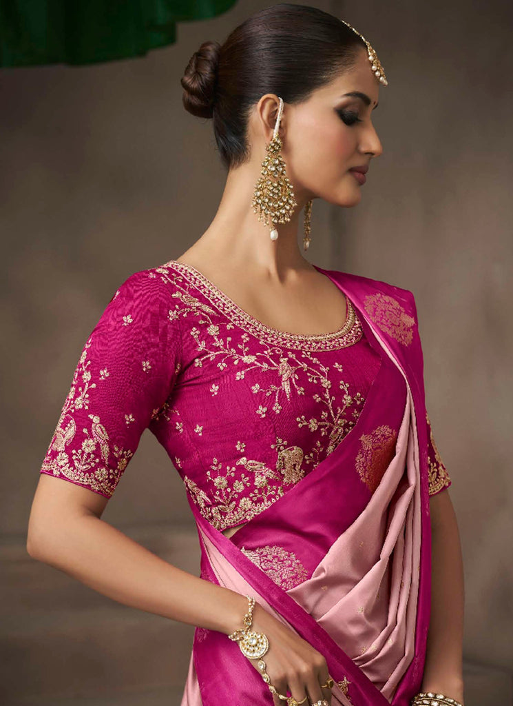 Shop Pink Sari Online
