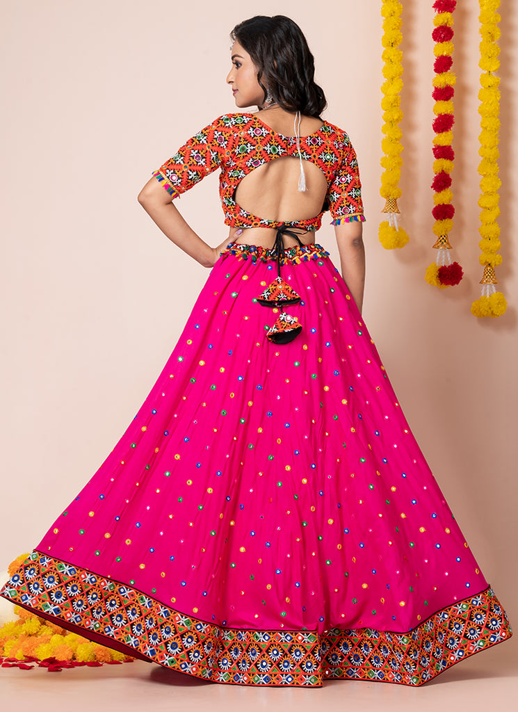 Buy Magenta Chaniya Choli In UK