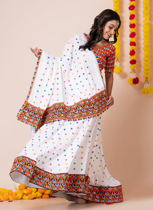 Shop White Chaniya Choli Online In Germany