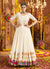 White Multi Embroidered Chaniya Choli