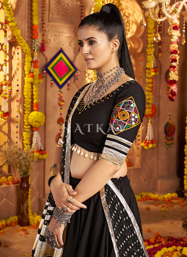 Black Navratri Lehenga Choli