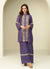 Shop Purple Embroidered Silk Co-Ord Set