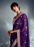 Shop Violet Saree Online