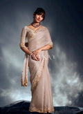 Buy Blush Pink Designer Saree Online