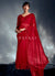 Crimson Red Designer Saree
