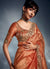 Buy Orange Bollywood Sari In USA