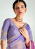 Purple And Magenta Silk Sari