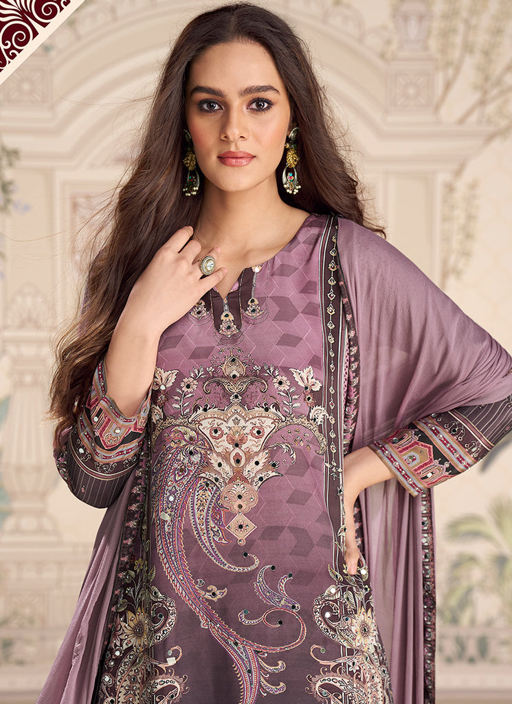 Shop Purple Gharara Suit In Australia