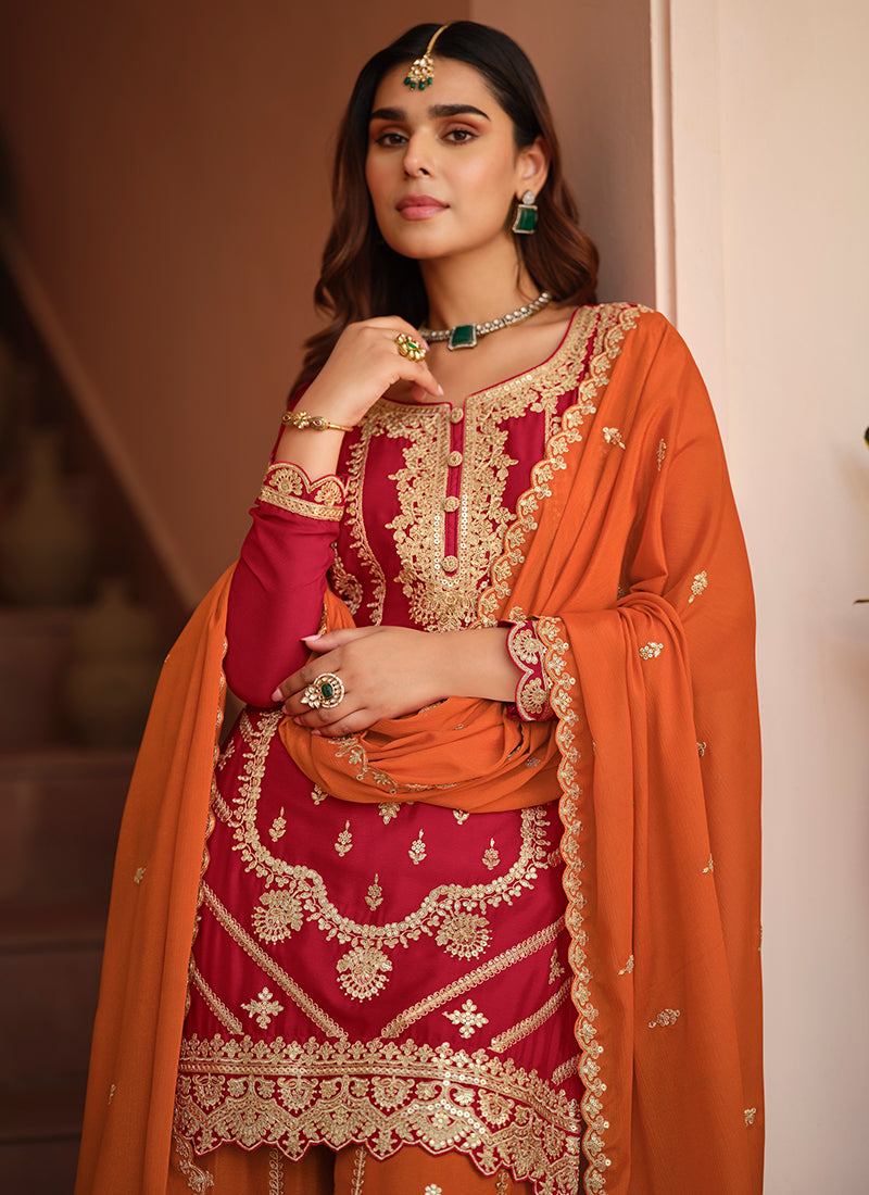 Buy Gharara Style Suit