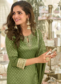 Buy Green Gharara Suit Online