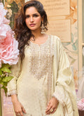 Cream Beige Gharara Suit Online