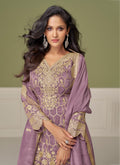 Buy Lavender Gharara Suit In USA