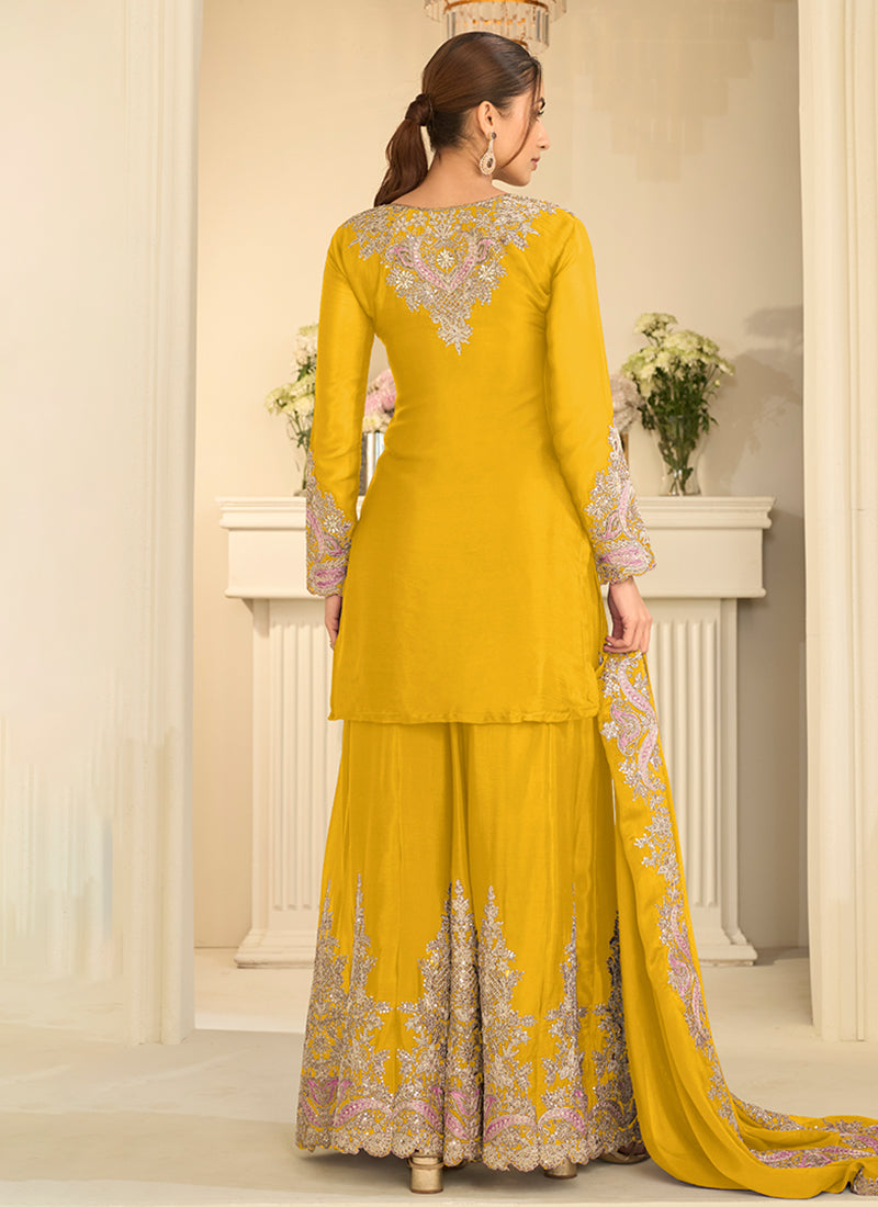Buy Yellow Gharara Suit In Australia