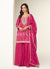  Pink Printed Gharara Suit