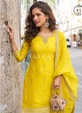 Buy Yellow Gharara Suit In USA