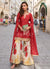 Shop Red Floral Gharara Suit