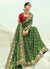 Buy Green Bandhej Saree In UK