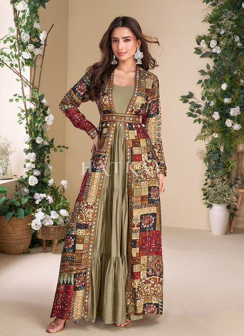 Golden Beige Gown