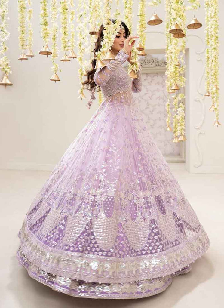 Buy Lavender Purple Jacket Style Lehenga In Canada