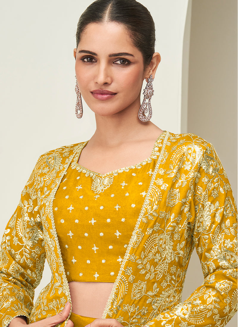 Buy Yellow Mehendi Outfits Online