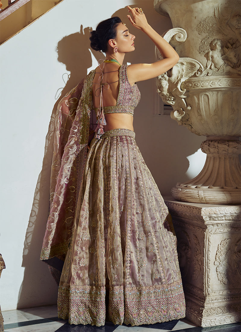 Shop Orchid Bloom Bridal Lehenga Set Online