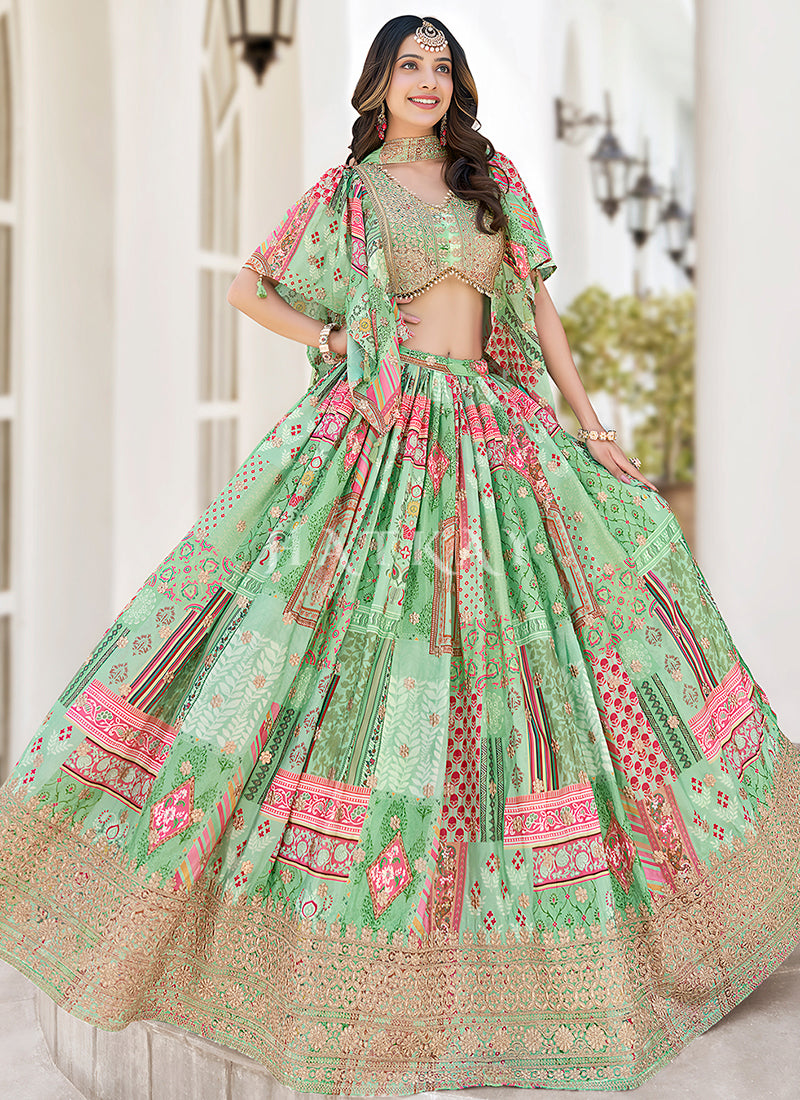 Buy Green Gorgeous Lehenga