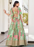 Buy Green Traditonal Lengha