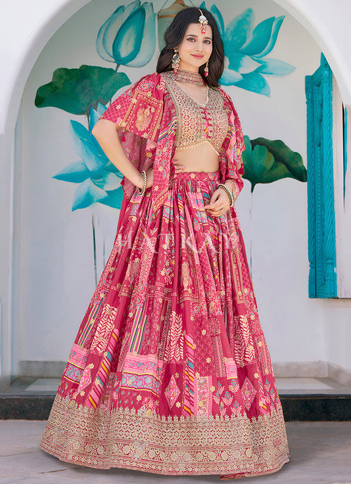 Shop Pink Lehenga Online In Canada