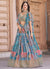 Buy Bollywood Sky Blue Lengha Choli