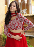 Buy Red Wedding Lehenga Choli In USA
