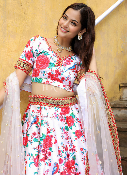 Shop Stunning Floral Lenghas for Occasion