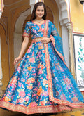 Buy Designer Floral Print Lahenda Choli Collections Online