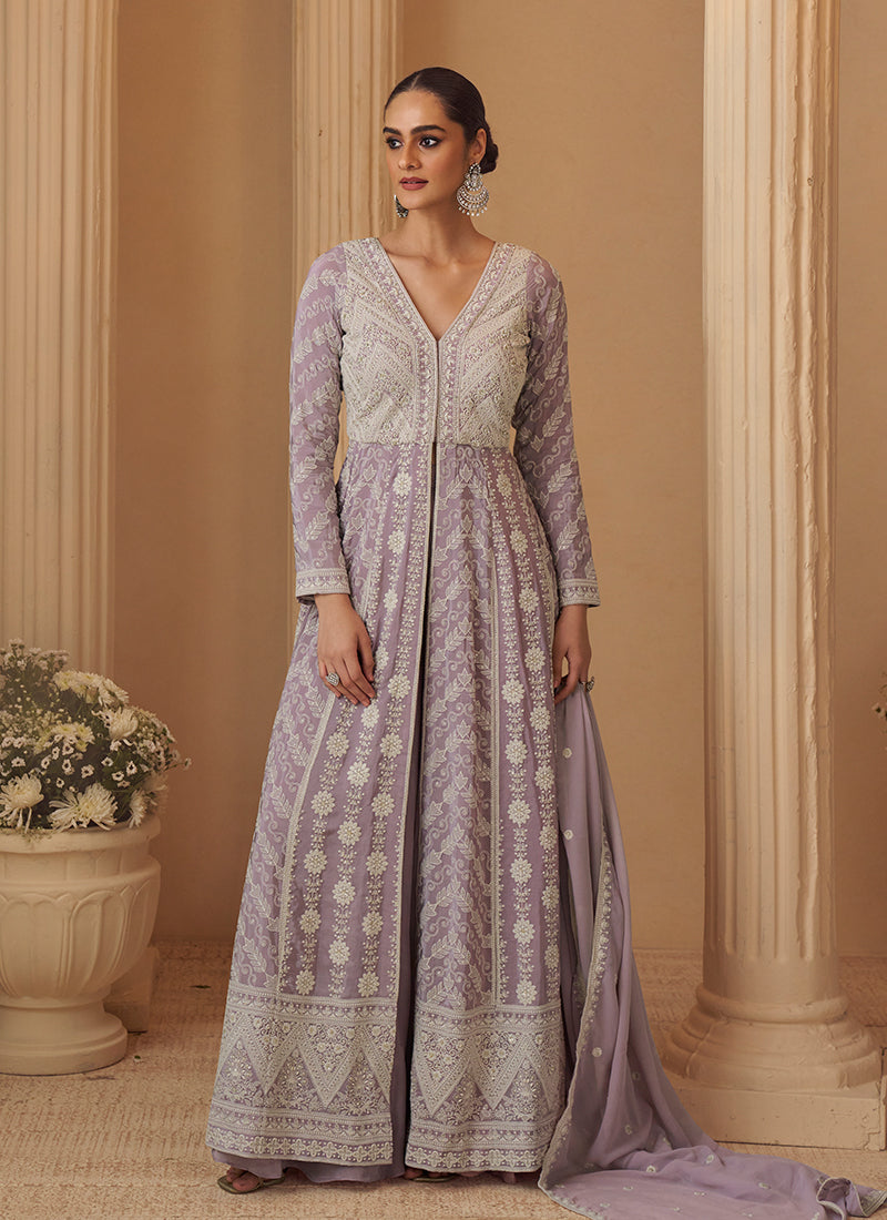 Buy Anarkali Palazzo Suit In UK