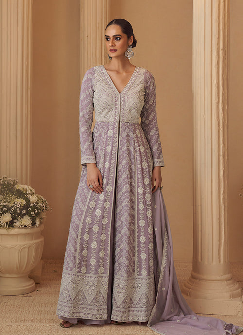 Buy Anarkali Palazzo Suit In UK